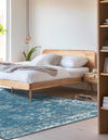 Riviera Elegance Collection Area Rug - Antibes (Blue) Rectangle Blue  lifestyle 15