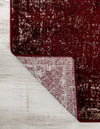 Riviera Elegance Collection Area Rug - Antibes (Burgundy) Rectangle Burgundy  lifestyle 44