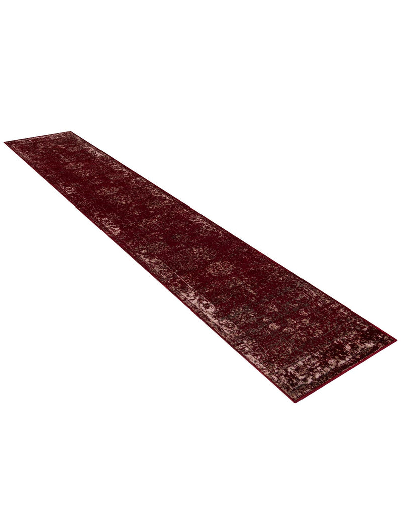 Riviera Elegance Collection Area Rug - Antibes (Burgundy) Runner Burgundy  lifestyle 52