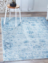 Riviera Elegance Collection Area Rug - Antibes (Light Blue) Rectangle Light Blue  lifestyle 31