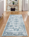 Riviera Elegance Collection Area Rug - Antibes (Light Blue) Runner Light Blue  lifestyle 18