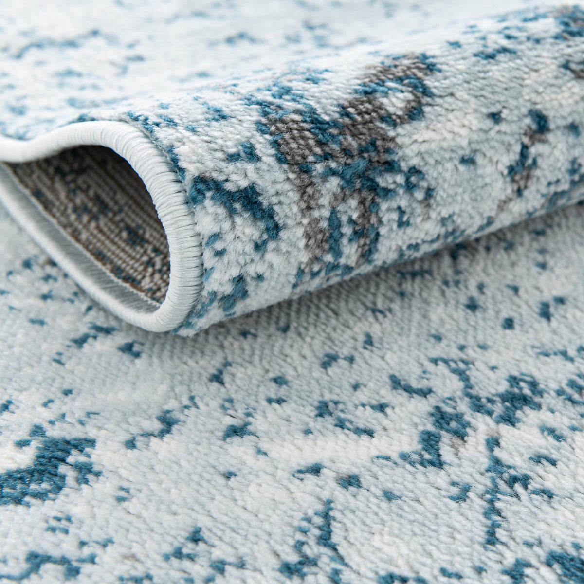 Riviera Elegance Collection Area Rug - Antibes (Light Blue) Rectangle Light Blue  lifestyle 18