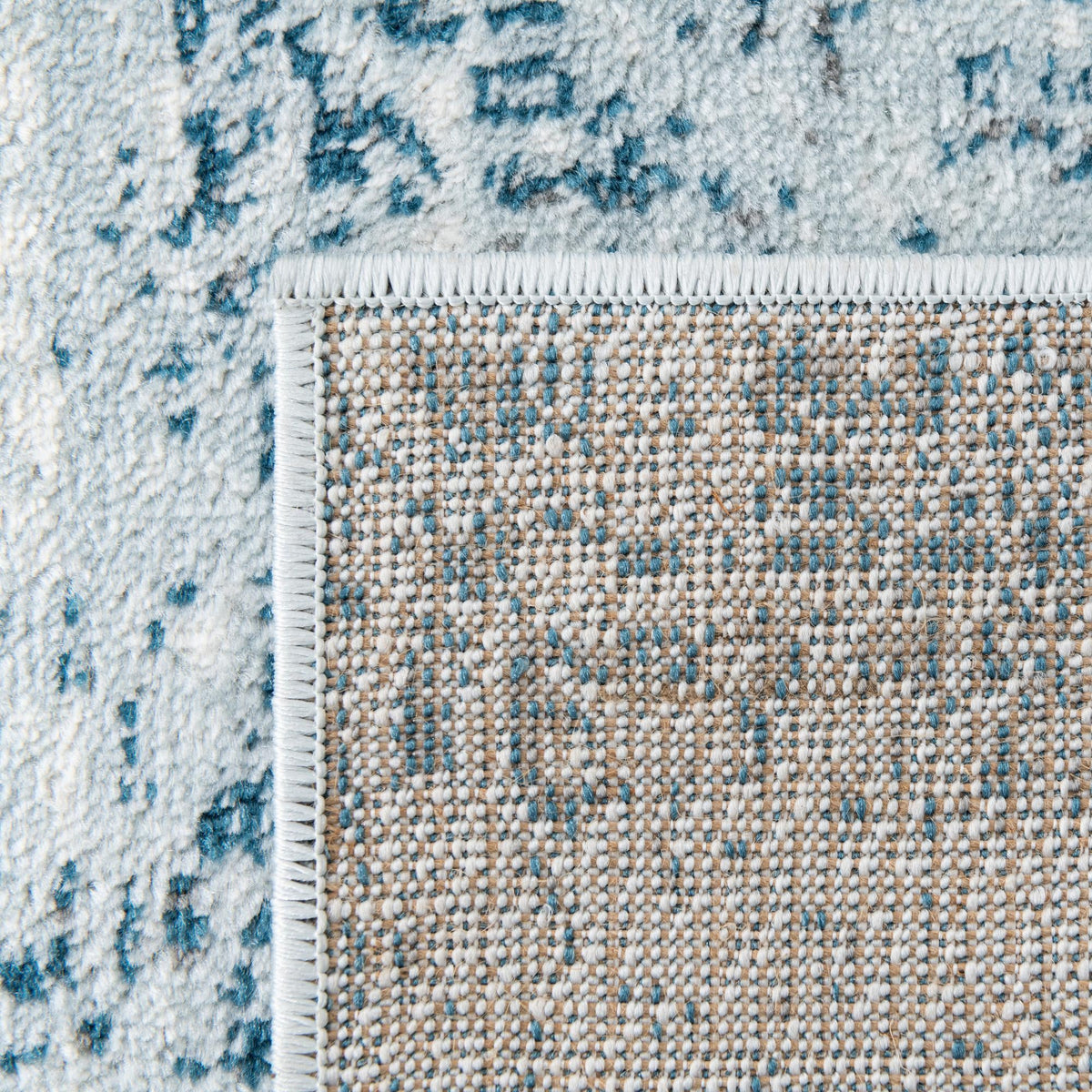 Riviera Elegance Collection Area Rug - Antibes (Light Blue) Rectangle Light Blue  lifestyle 21