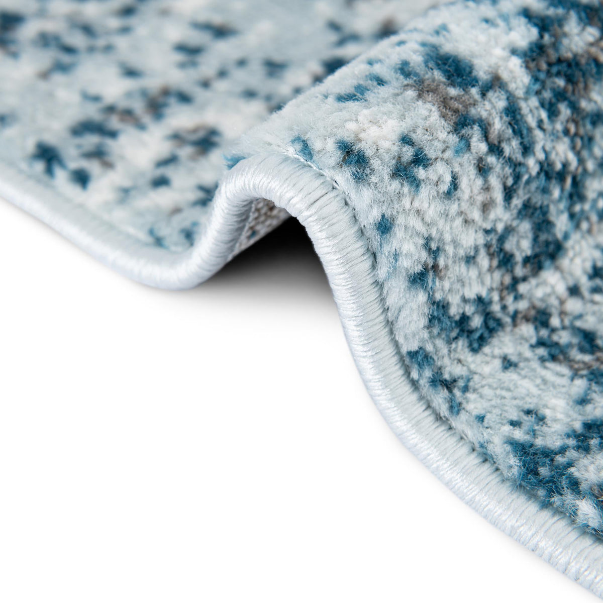 Riviera Elegance Collection Area Rug - Antibes (Light Blue) Rectangle Light Blue  lifestyle 22