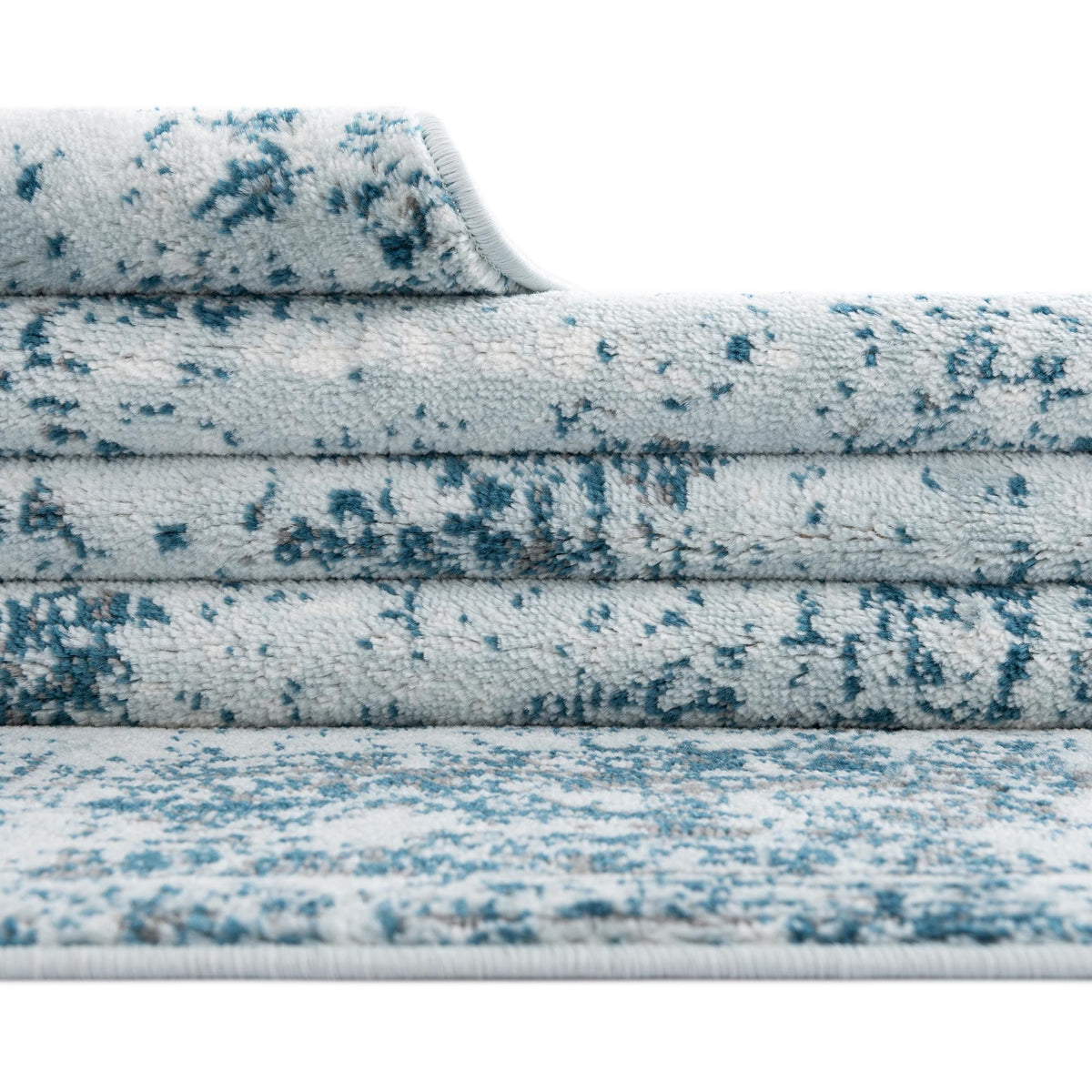 Riviera Elegance Collection Area Rug - Antibes (Light Blue) Rectangle Light Blue  lifestyle 26