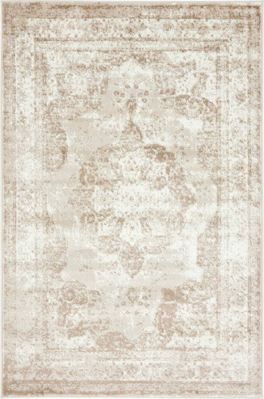 Riviera Elegance Collection Area Rug -  Menton (Beige) Rectangle Beige Main