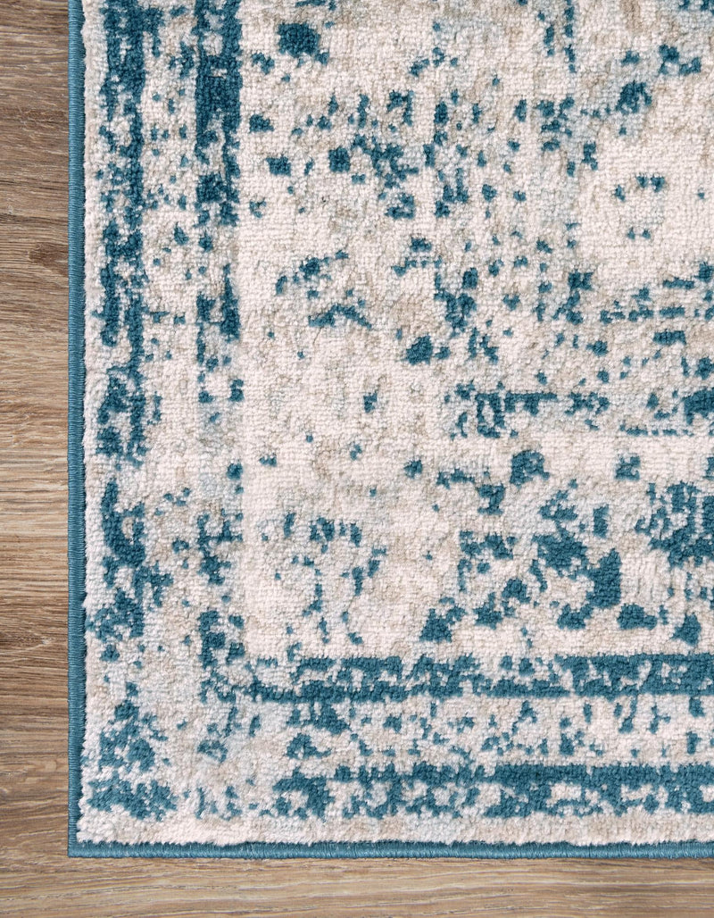 Riviera Elegance Collection Area Rug -  Menton (Blue) Runner Blue  lifestyle 40