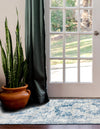 Riviera Elegance Collection Area Rug -  Menton (Blue) Runner Blue  lifestyle 10