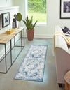 Riviera Elegance Collection Area Rug -  Menton (Blue) Runner Blue  lifestyle 17