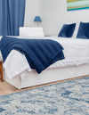 Riviera Elegance Collection Area Rug -  Menton (Blue) Runner Blue  lifestyle 23