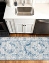 Riviera Elegance Collection Area Rug -  Menton (Blue) Runner Blue  lifestyle 29