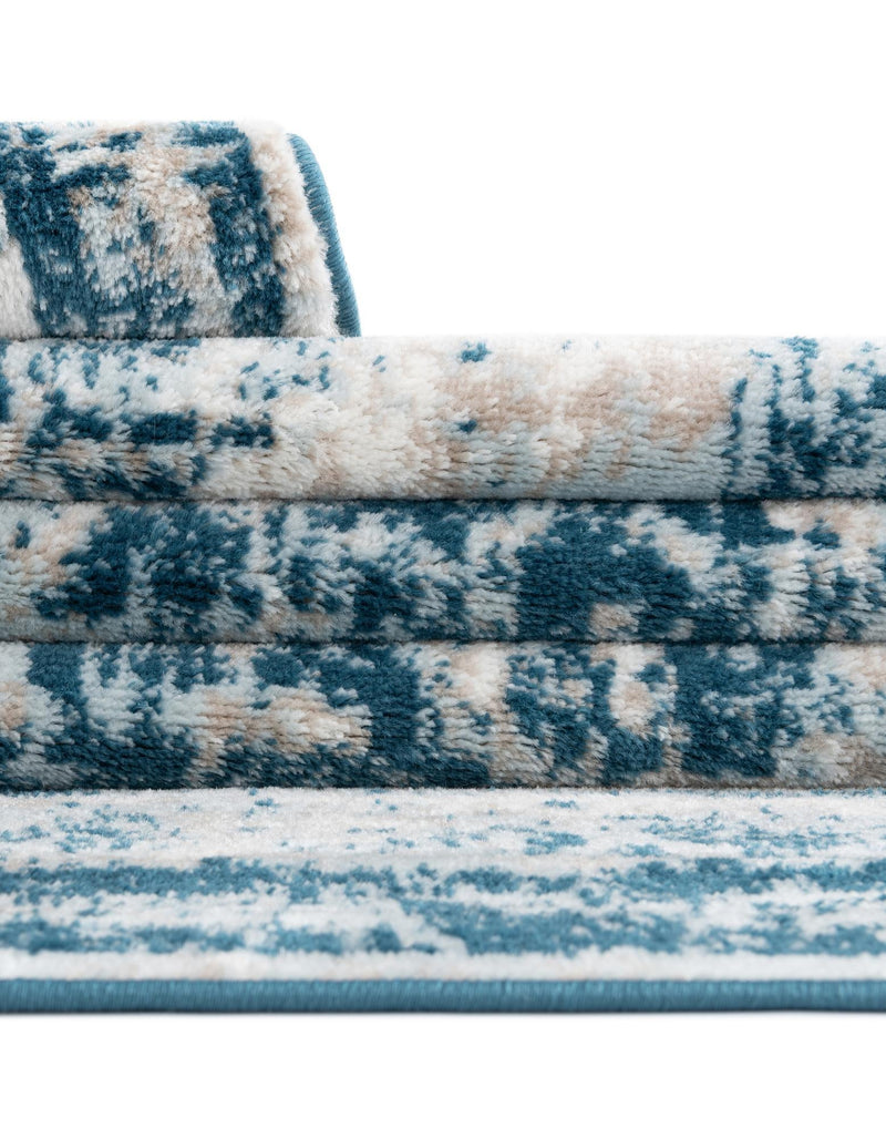 Riviera Elegance Collection Area Rug -  Menton (Blue) Rectangle Blue  lifestyle 40