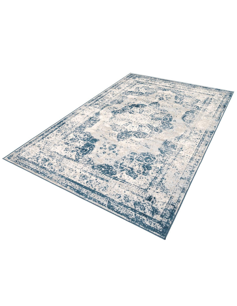Riviera Elegance Collection Area Rug -  Menton (Blue) Rectangle Blue  lifestyle 5