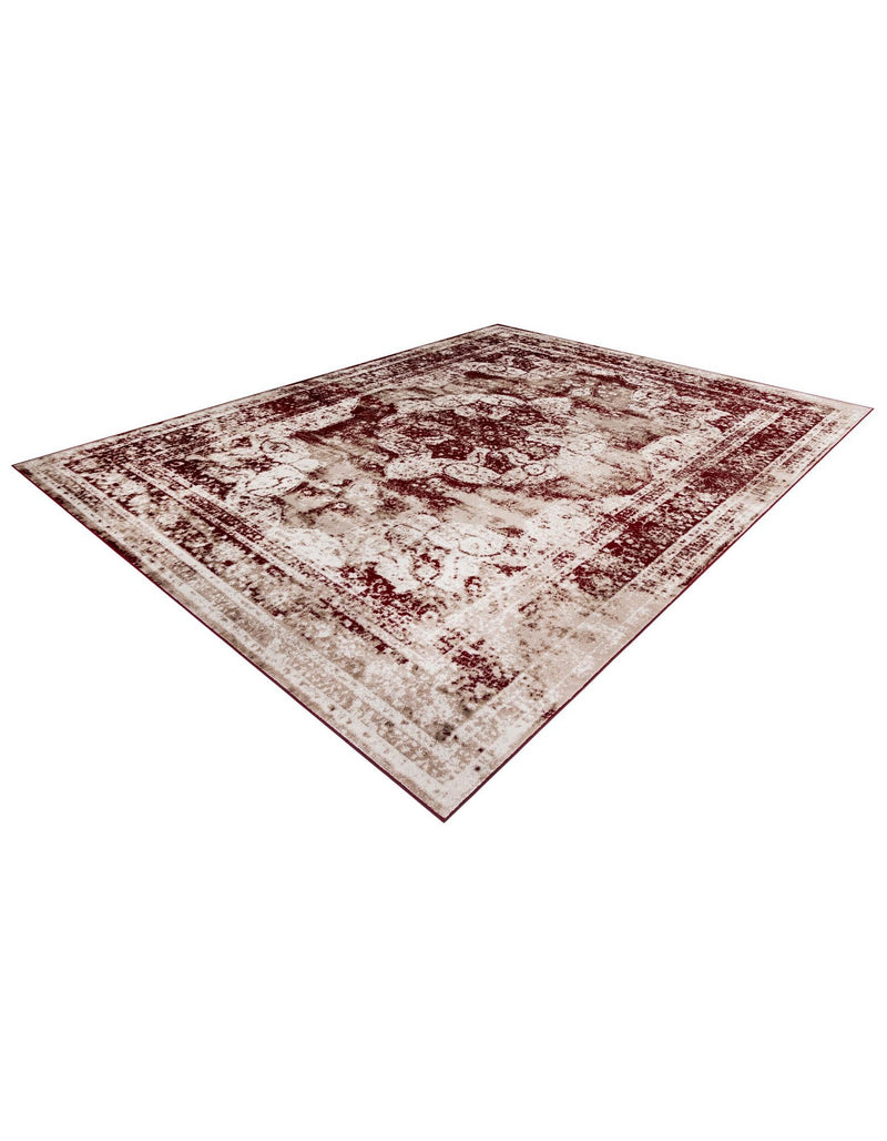 Riviera Elegance Collection Area Rug -  Menton (Burgundy) Rectangle Burgundy  lifestyle 7