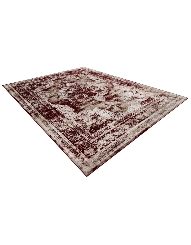 Riviera Elegance Collection Area Rug -  Menton (Burgundy) Rectangle Burgundy  lifestyle 8