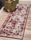 Riviera Elegance Collection Area Rug -  Menton (Burgundy) Runner Burgundy  lifestyle 47
