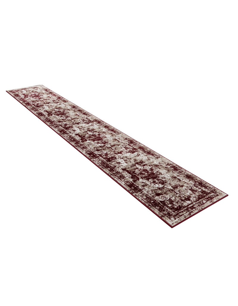 Riviera Elegance Collection Area Rug -  Menton (Burgundy) Runner Burgundy  lifestyle 52