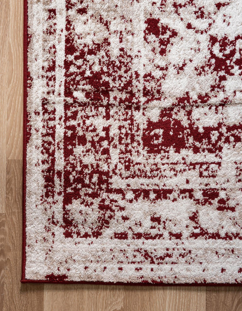 Riviera Elegance Collection Area Rug -  Menton (Burgundy) Rectangle Burgundy  lifestyle 32