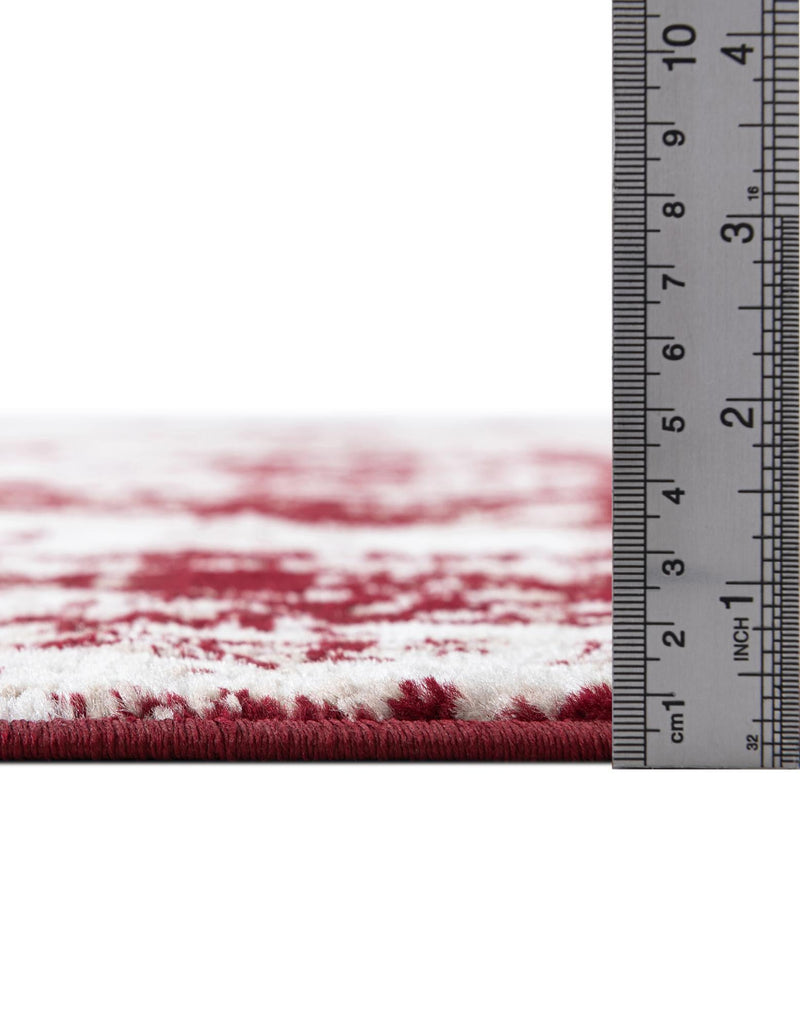 Riviera Elegance Collection Area Rug -  Menton (Burgundy) Rectangle Burgundy  lifestyle 21