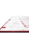 Riviera Elegance Collection Area Rug -  Menton (Burgundy) Rectangle Burgundy  lifestyle 25