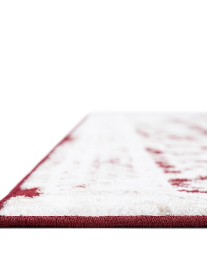 Riviera Elegance Collection Area Rug -  Menton (Burgundy) Rectangle Burgundy  lifestyle 25