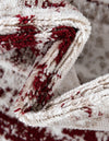 Riviera Elegance Collection Area Rug -  Menton (Burgundy) Rectangle Burgundy  lifestyle 27