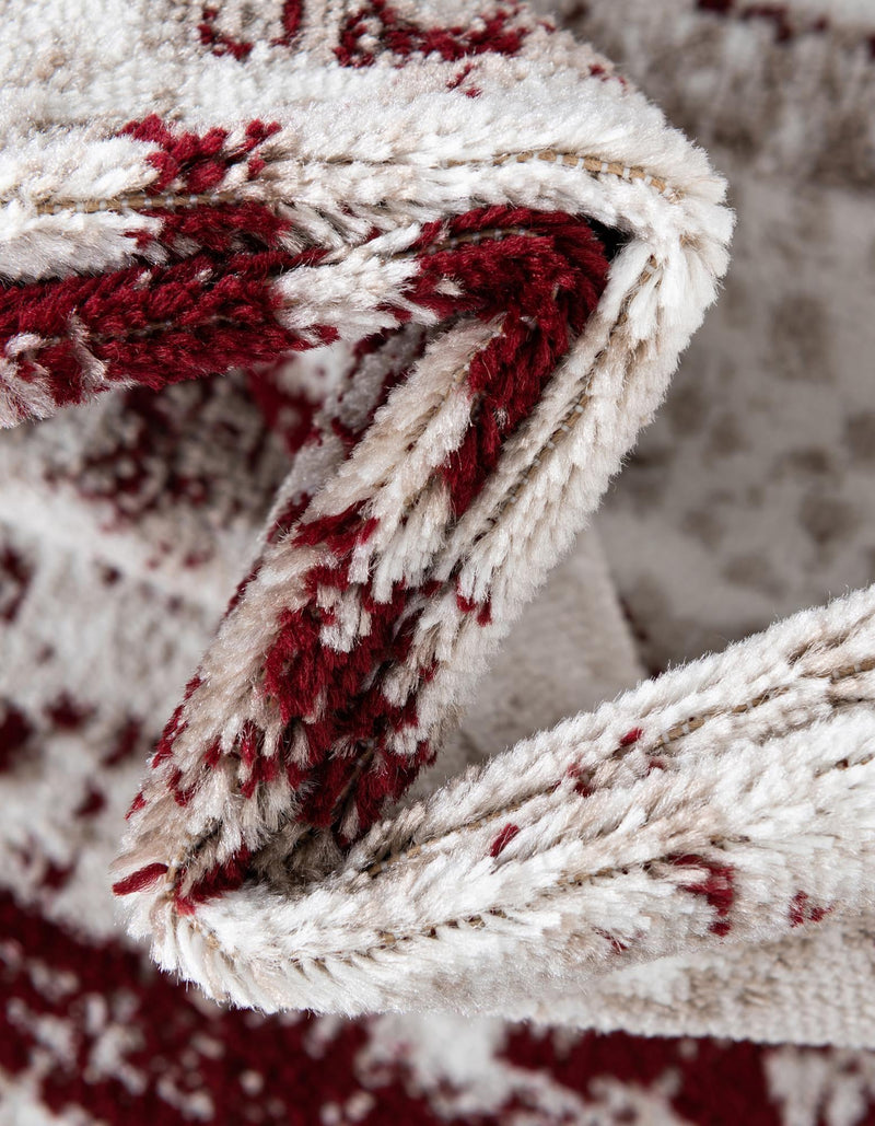 Riviera Elegance Collection Area Rug -  Menton (Burgundy) Rectangle Burgundy  lifestyle 27