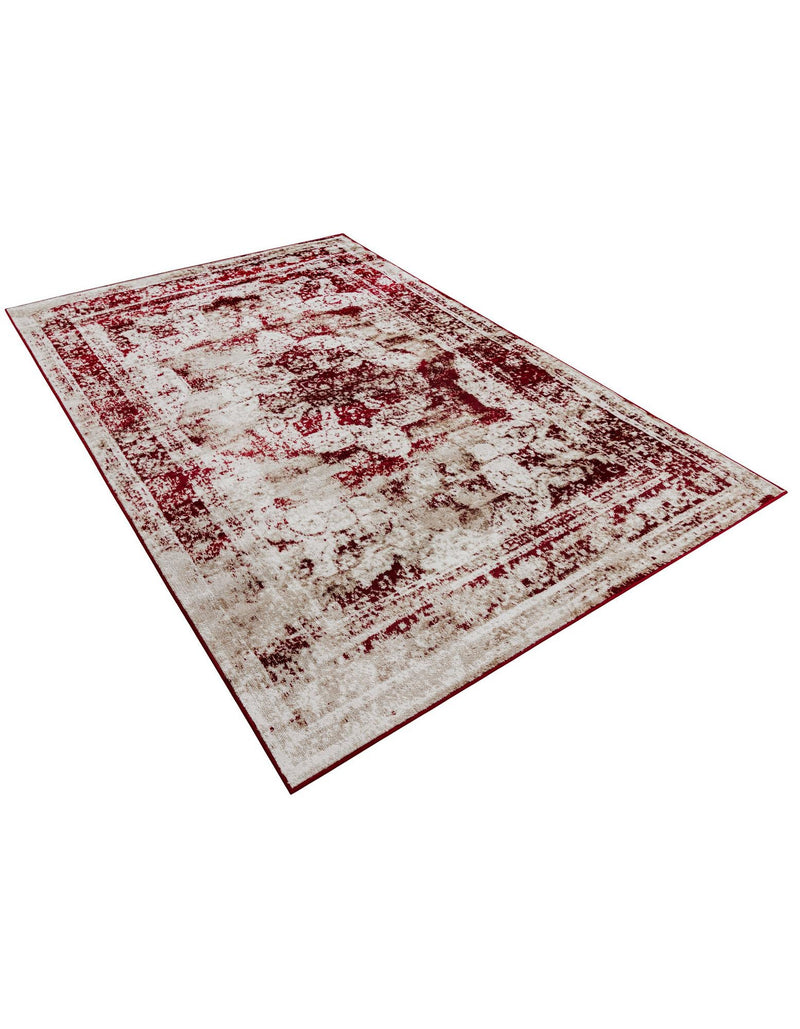 Riviera Elegance Collection Area Rug -  Menton (Burgundy) Rectangle Burgundy  lifestyle 10