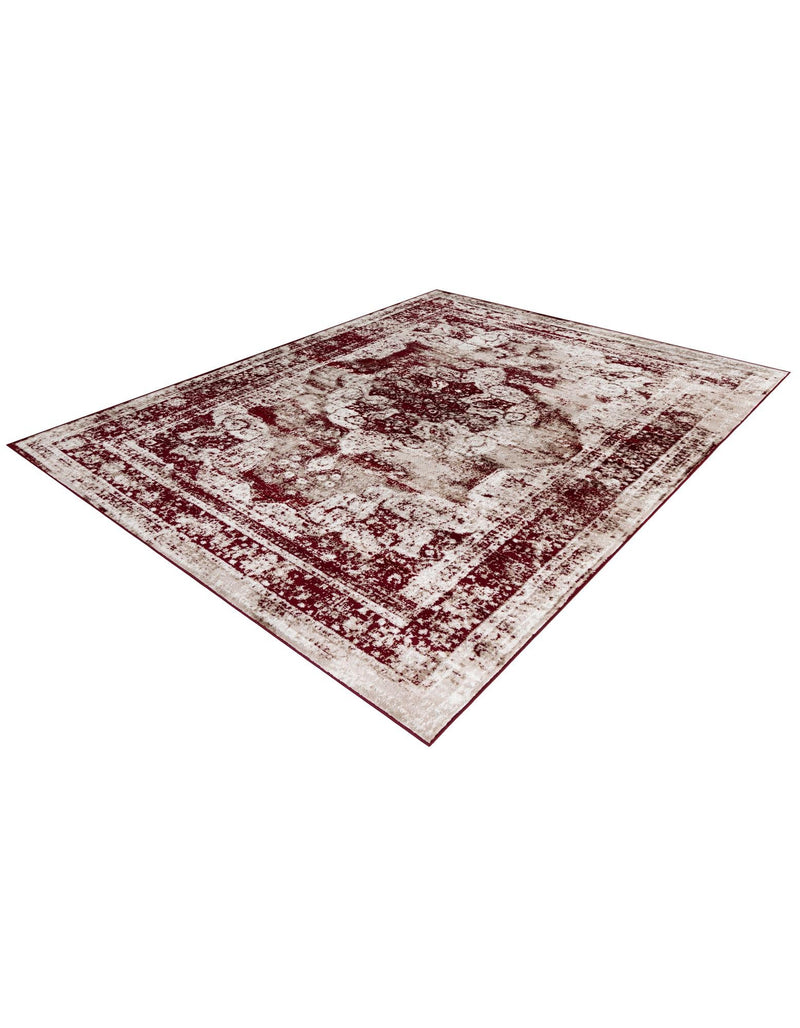 Riviera Elegance Collection Area Rug -  Menton (Burgundy) Rectangle Burgundy  lifestyle 11