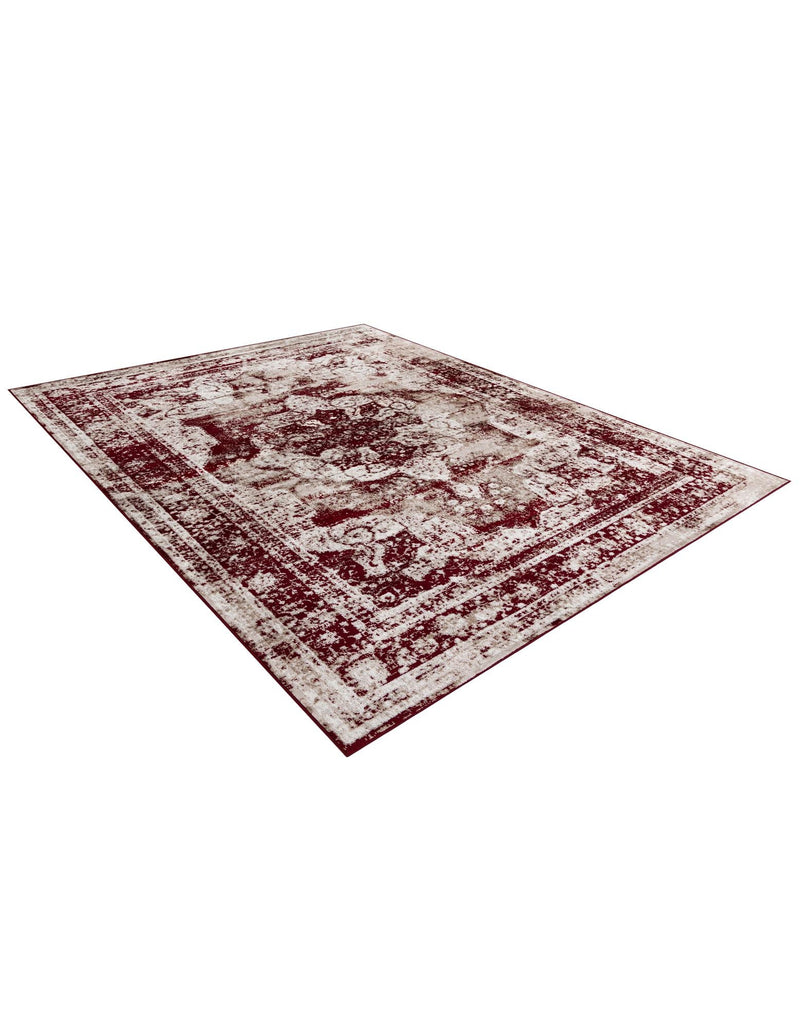 Riviera Elegance Collection Area Rug -  Menton (Burgundy) Rectangle Burgundy  lifestyle 12