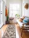 Riviera Elegance Collection Area Rug -  Menton (Light Brown) Runner Light Brown  lifestyle 18