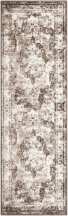Riviera Elegance Collection Area Rug -  Menton (Light Brown) Runner Light Brown Main
