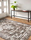 Riviera Elegance Collection Area Rug -  Menton (Light Brown) Rectangle Light Brown  lifestyle 26