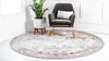 Lagoon Luxe Collection Area Rug -  Seastar Round Gray  lifestyle 18