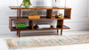 Lagoon Luxe Collection Area Rug -  Manta Runner Blue  lifestyle 14