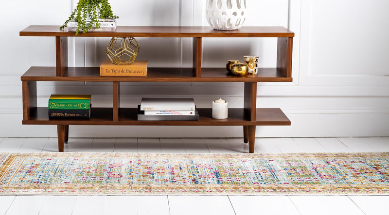 Lagoon Luxe Collection Area Rug -  Manta Runner Blue  lifestyle 16