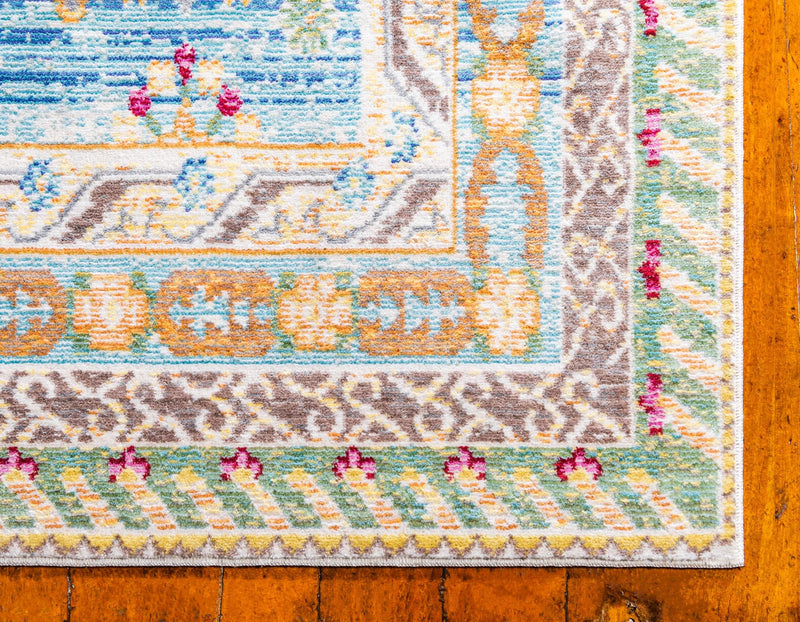 Lagoon Luxe Collection Area Rug -  Manta Runner Blue  lifestyle 24