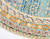 Lagoon Luxe Collection Area Rug -  Manta Round Blue  lifestyle 25