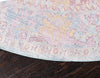 Lagoon Luxe Collection Area Rug -  Oyster Round Beige  lifestyle 26