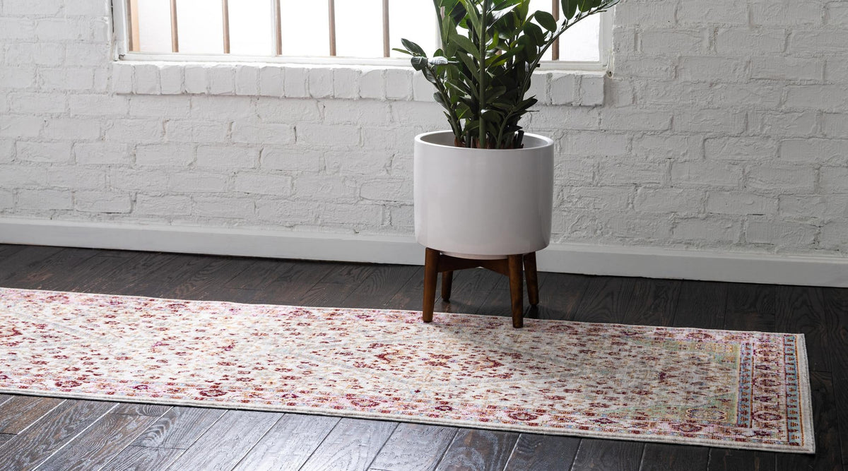 Lagoon Luxe Collection Area Rug -  Coastline Runner Gray  lifestyle 14