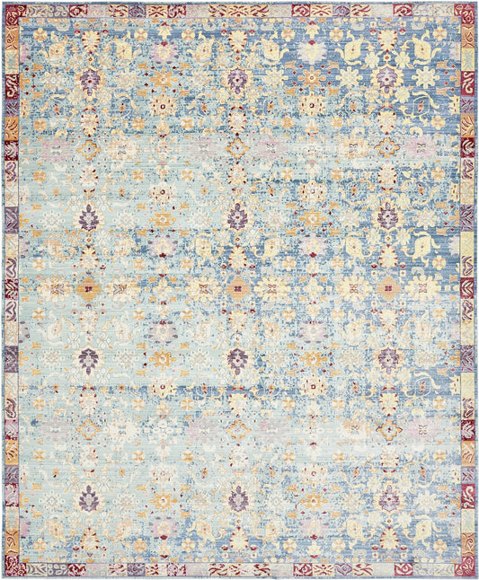 Lagoon Luxe Collection Area Rug -  Shipwreck Rectangle Blue Main