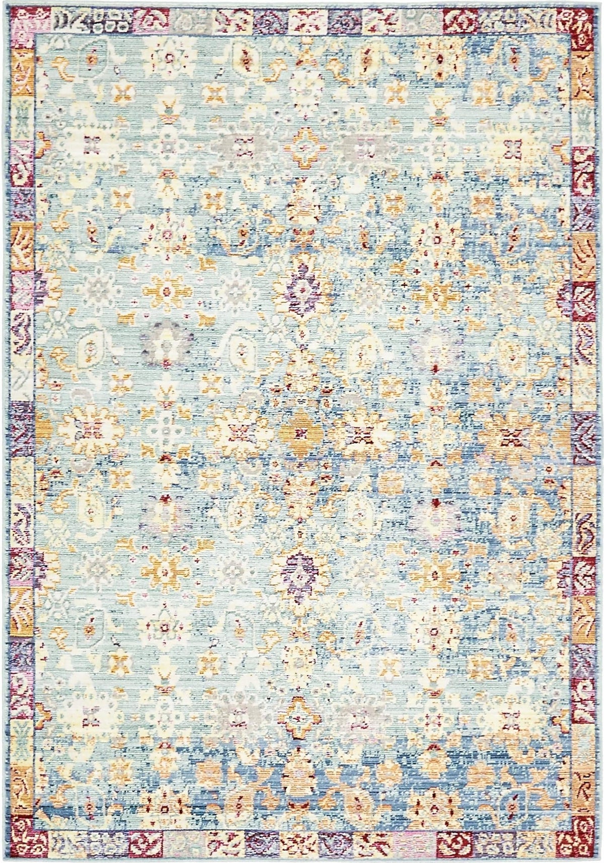 Lagoon Luxe Collection Area Rug -  Shipwreck Rectangle Blue  lifestyle 2