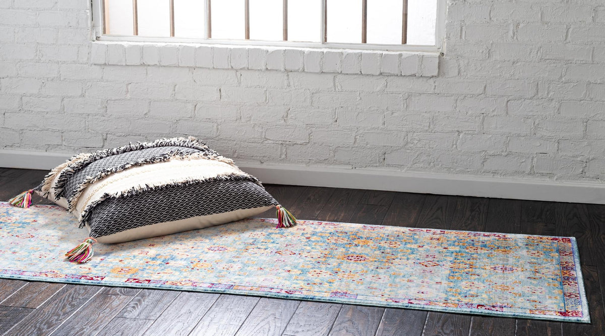 Lagoon Luxe Collection Area Rug -  Shipwreck Runner Blue  lifestyle 15