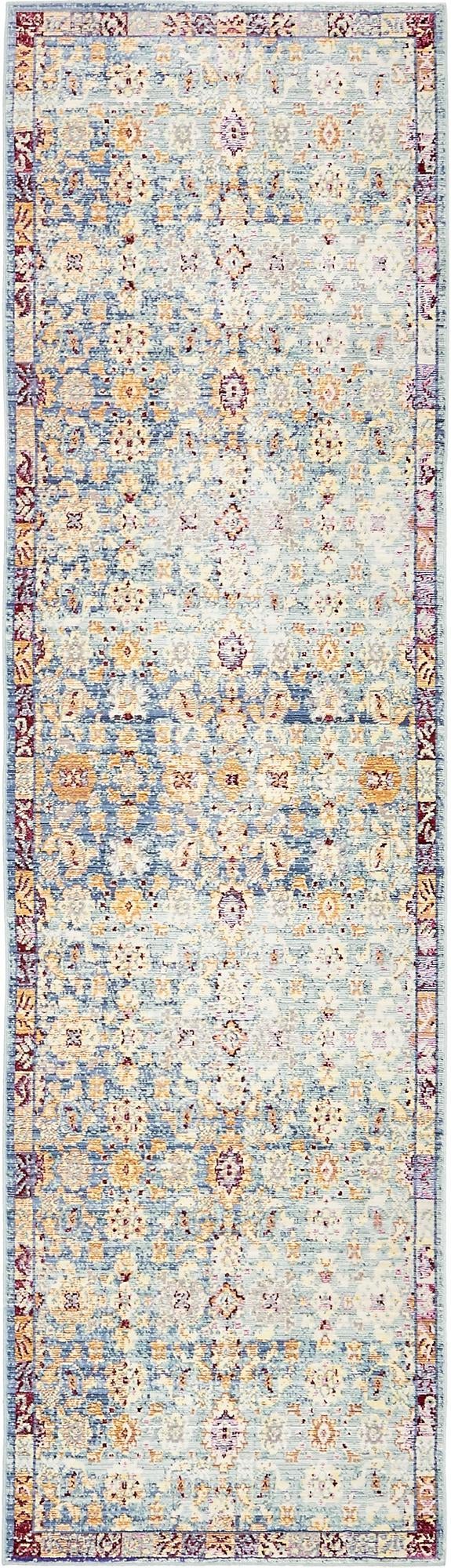 Lagoon Luxe Collection Area Rug -  Shipwreck Runner Blue  lifestyle 11
