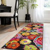 Venetian Elegance Collection Area Rug -  Accademia Runner Black  lifestyle 116