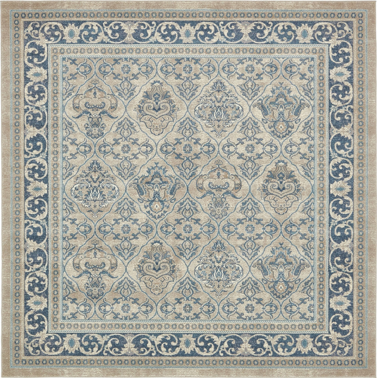 Salzburg Elegance Collection Area Rug -  Kapuzinerberg Square Beige  lifestyle 26