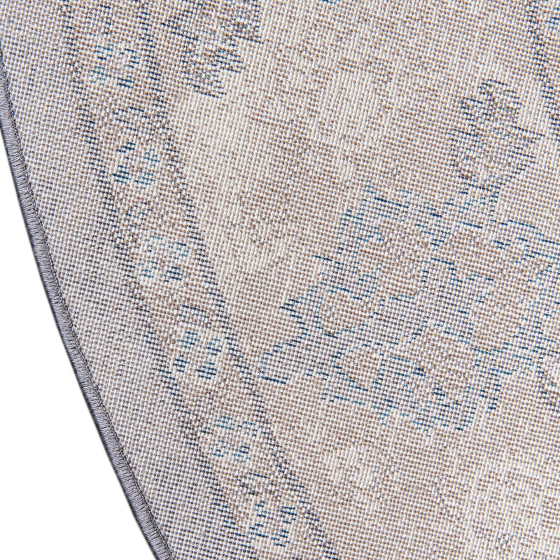 Salzburg Elegance Collection Area Rug -  Mozarteum Round Gray  lifestyle 51