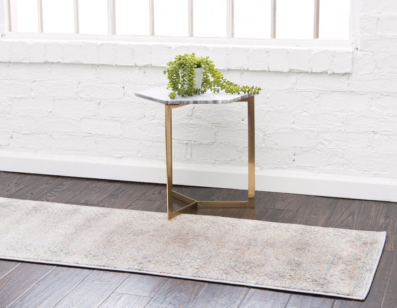 Salzburg Elegance Collection Area Rug - Mirabell Runner Gray  lifestyle 30