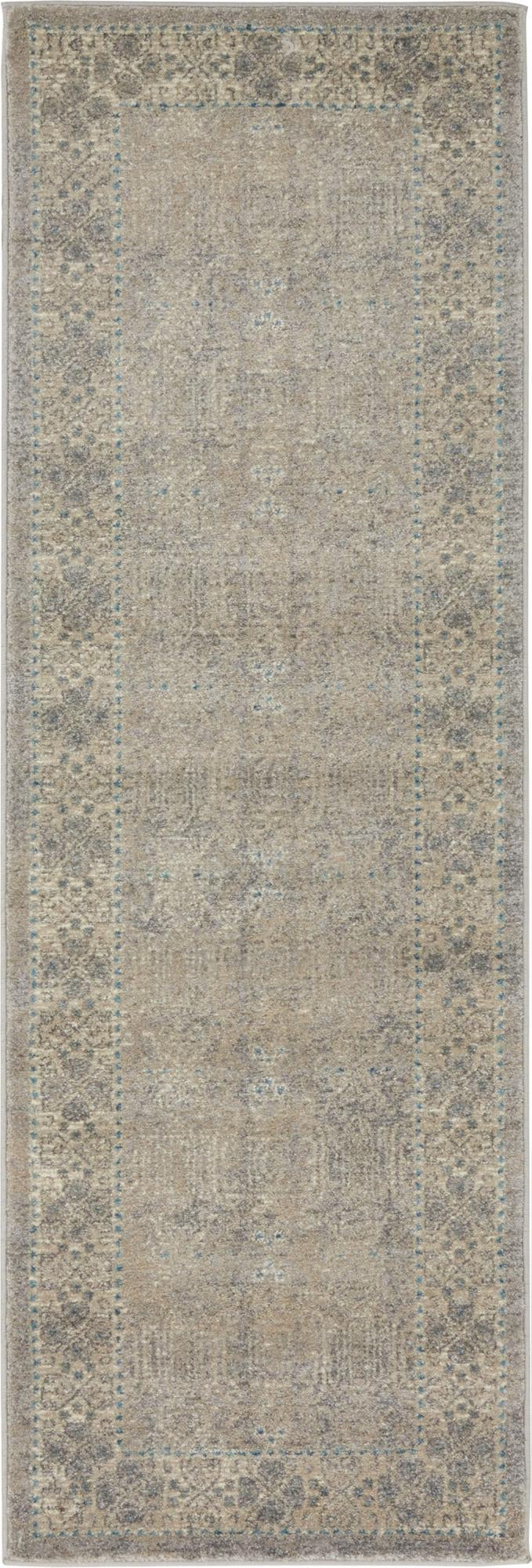 Salzburg Elegance Collection Area Rug - Mirabell Runner Gray  lifestyle 17