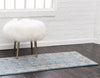 Salzburg Elegance Collection Area Rug - Mirabell Runner Light Blue  lifestyle 32